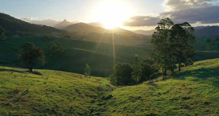 Beautiful Tweed Valley, surrounded by rolling hills and lush landscapes. - Tweed Valley