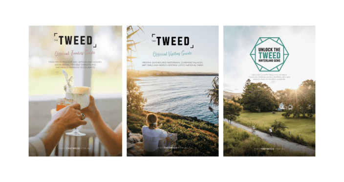 Image of all three tweed visitor guides