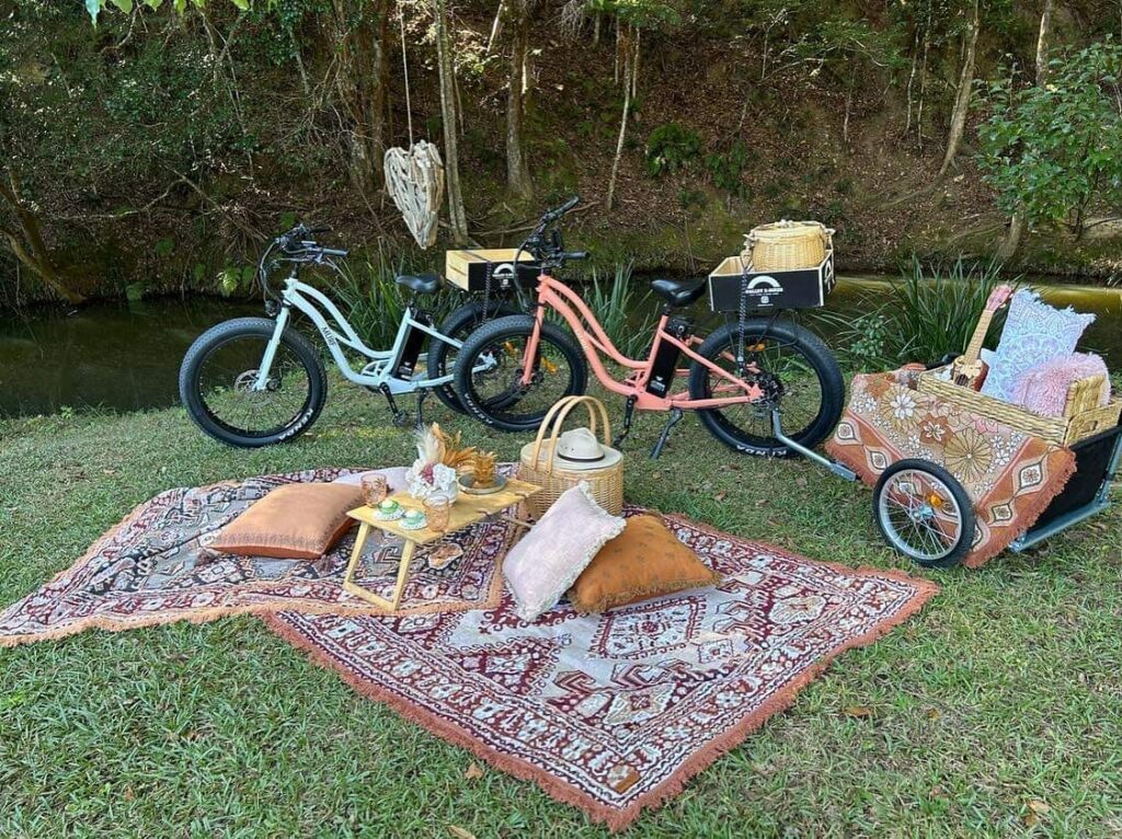 pedal and picnic date idea for couples