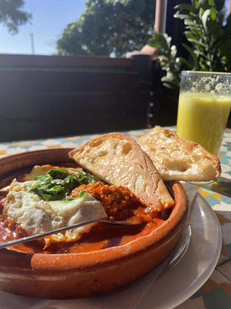 Shakshuka Eggs at Zanzibar Cafe